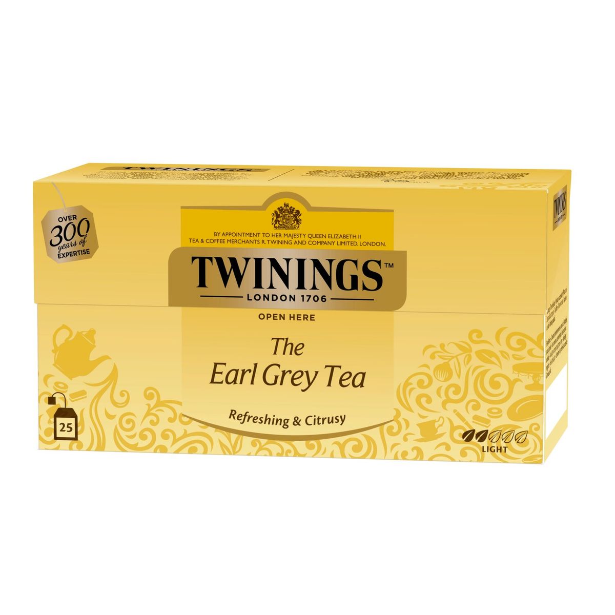 TWININGS - Té Earl Grey Twinings 25 Un