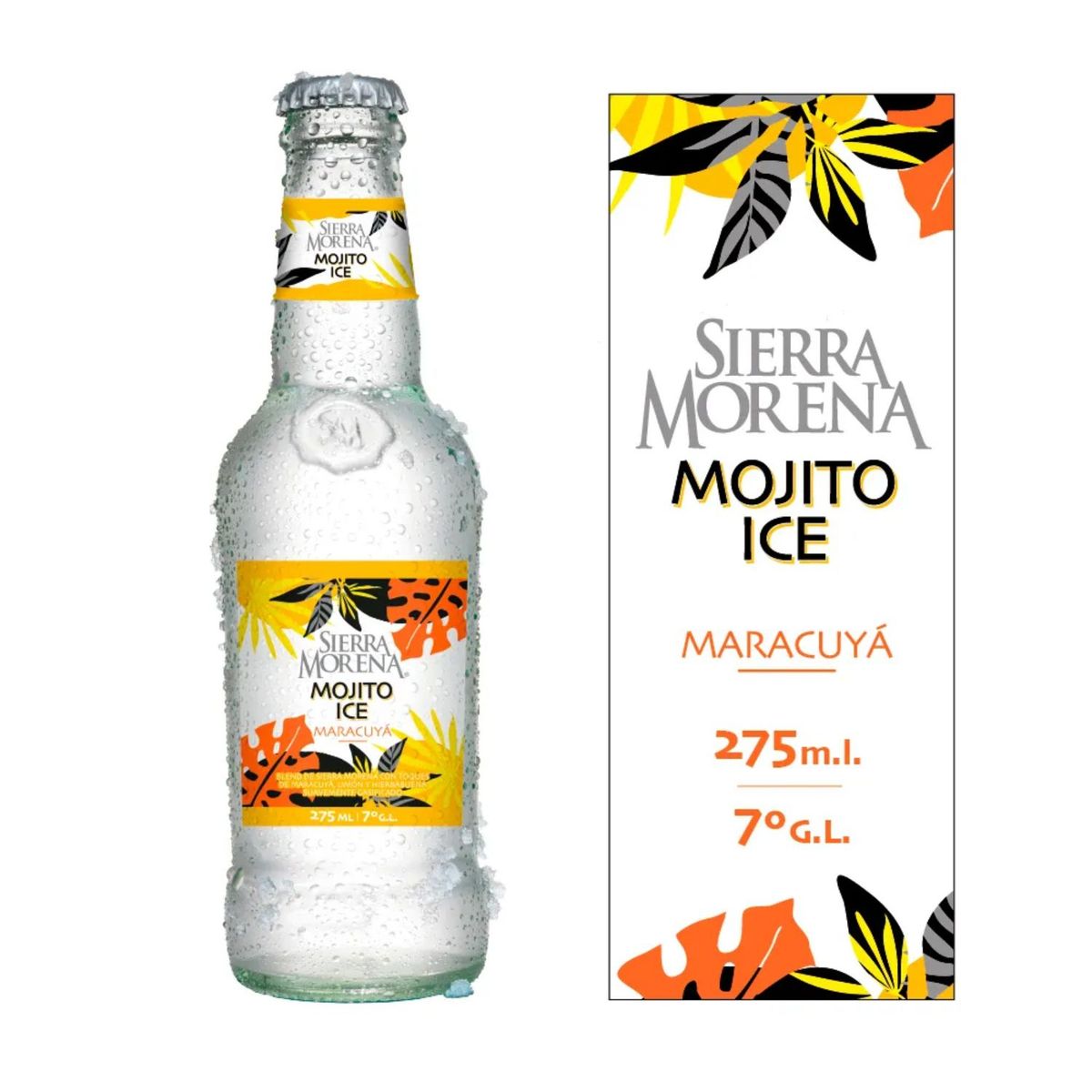 SIERRA MORENA - Cóctel Mojito Ice Sabor Maracuyá Sierra Morena 7° 275 ml