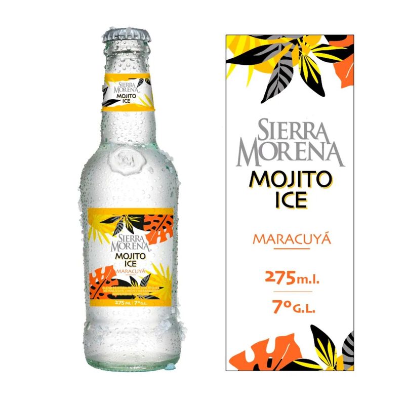 SIERRA MORENA - Cóctel Mojito Ice Sabor Maracuyá Sierra Morena 7° 275 ml