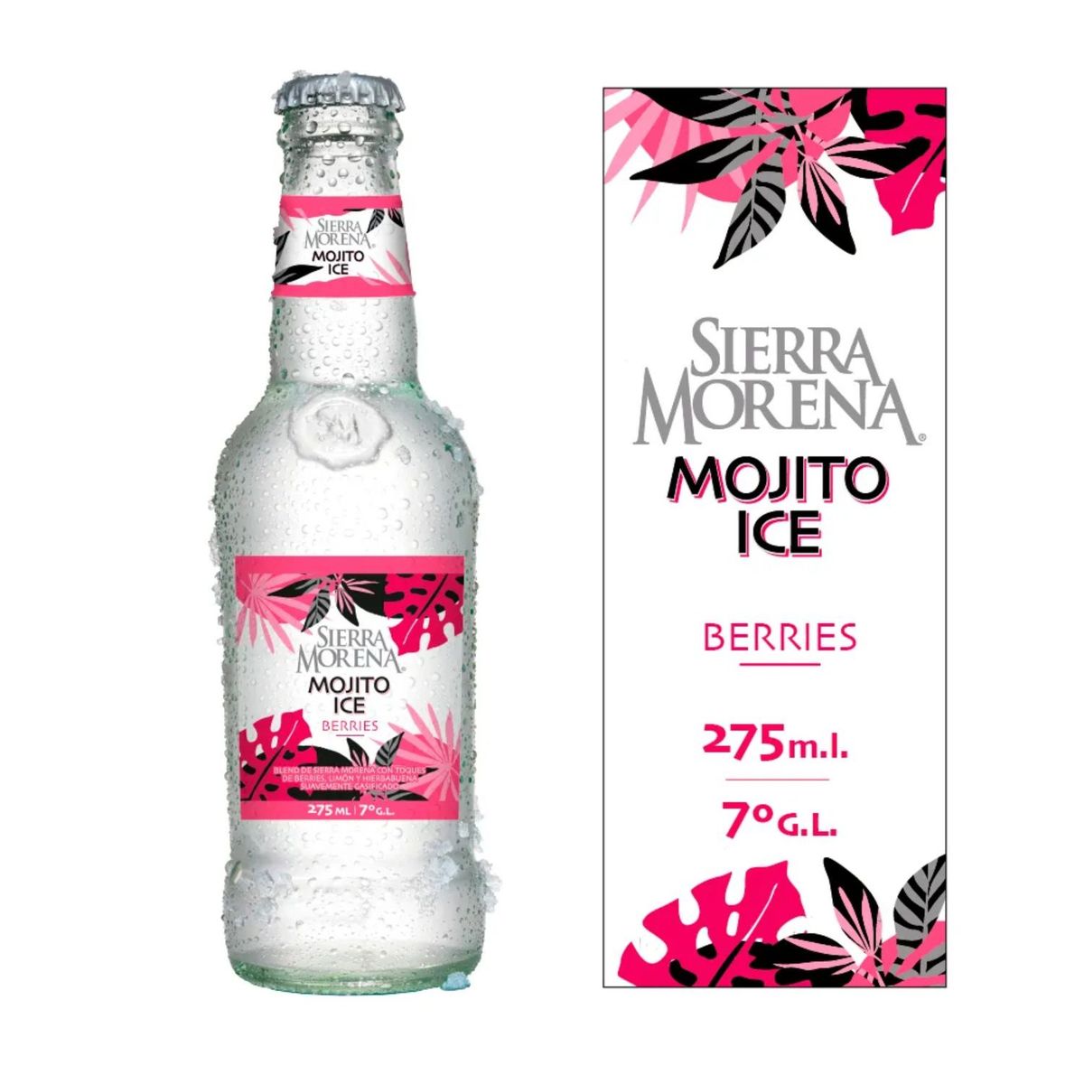 SIERRA MORENA - Cóctel Mojito Ice Sabor Berries Sierra Morena 7° 275 ml