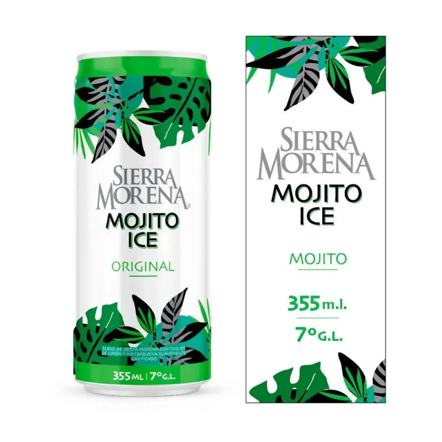 Cóctel Mojito Ice Lata Sierra Morena 7° 355 ml | Tottus Chile