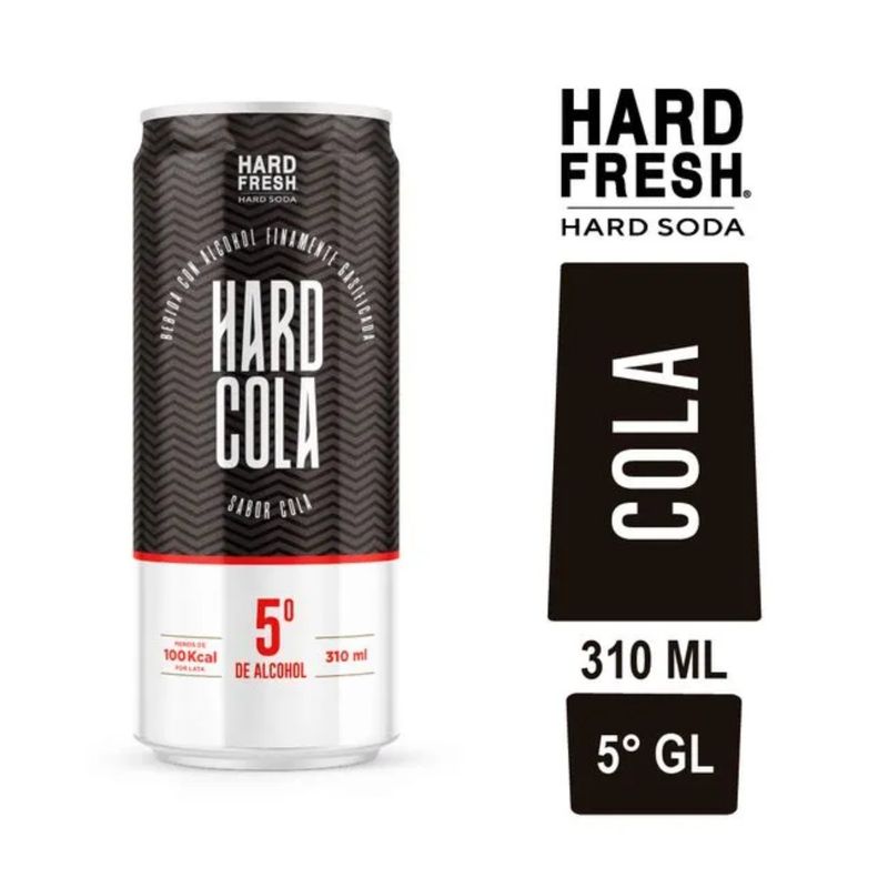 HARD FRESH - Cóctel Hard Fresh Soda Cola 5° 310 cc