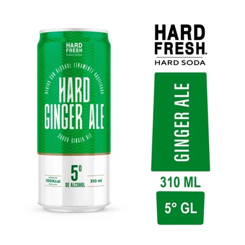 HARD FRESH - Cóctel Hard Fresh Soda Ginger 5° 310 cc