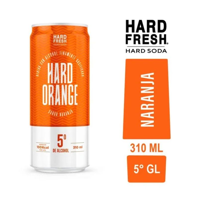 HARD FRESH - Cóctel Hard Fresh Soda Naranja 5° 310 cc