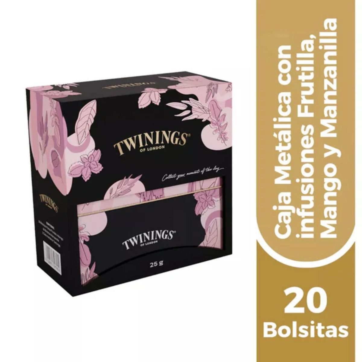 TWININGS - Caja Infusiones Frutilla, Mango y Manzanilla Twinings 20 Un
