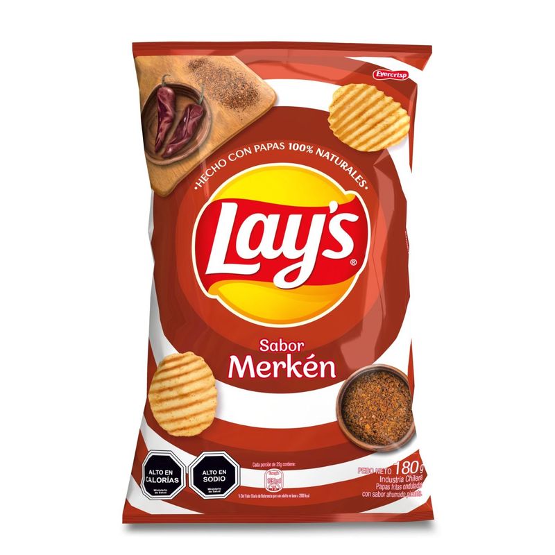 LAYS - Papas Fritas Sabor Merkén Lays 180 g