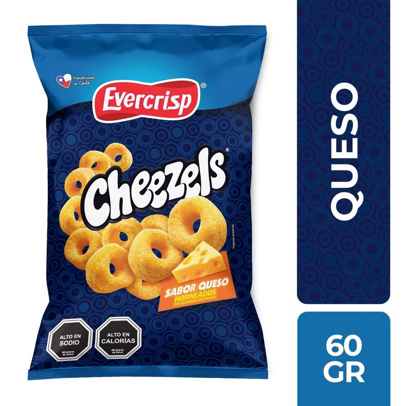 EVERCRIPS - Cheezels Queso 60 g