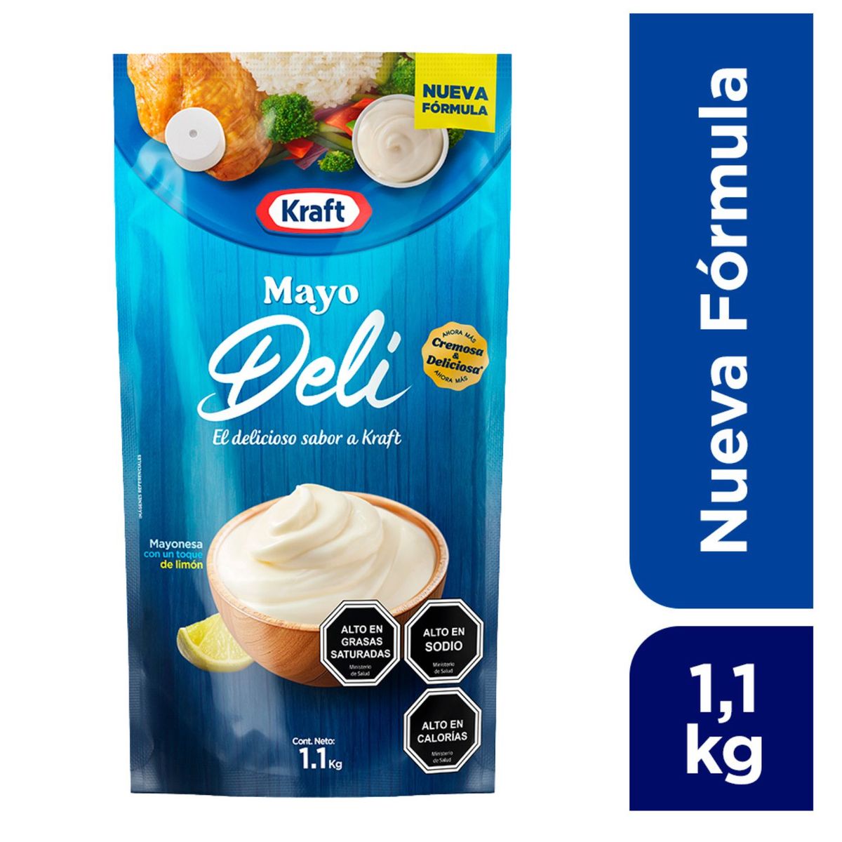 KRAFT - Mayonesa Kraft Toque Limón 1.1 Kg