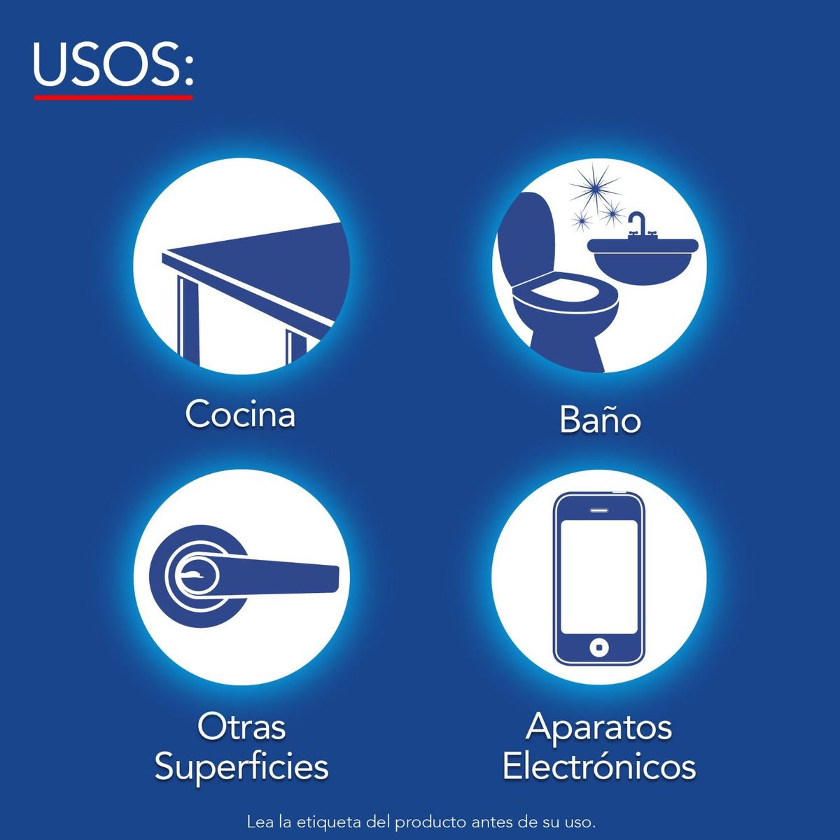 LYSOL - Toallitas Desinfectantes Aroma Brisas de la Mañana Lysol 36 Un