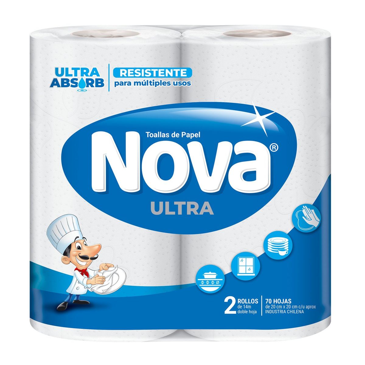 NOVA - Toalla de Papel Nova Ultra 2 x 14 mts