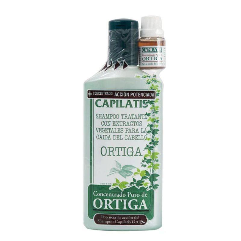 CAPILATIS - Pack Shampoo Ortiga + Concentrado Acción Potenciada Capilatis