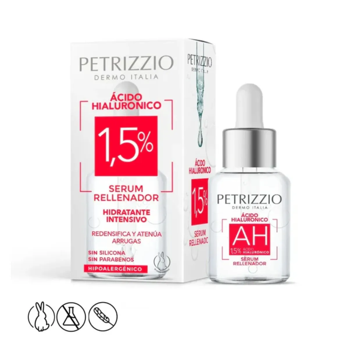 PETRIZZIO - Sérum Rellenador Gotas Ácido Hialuronico 1.5% Petrizzio 27 ml