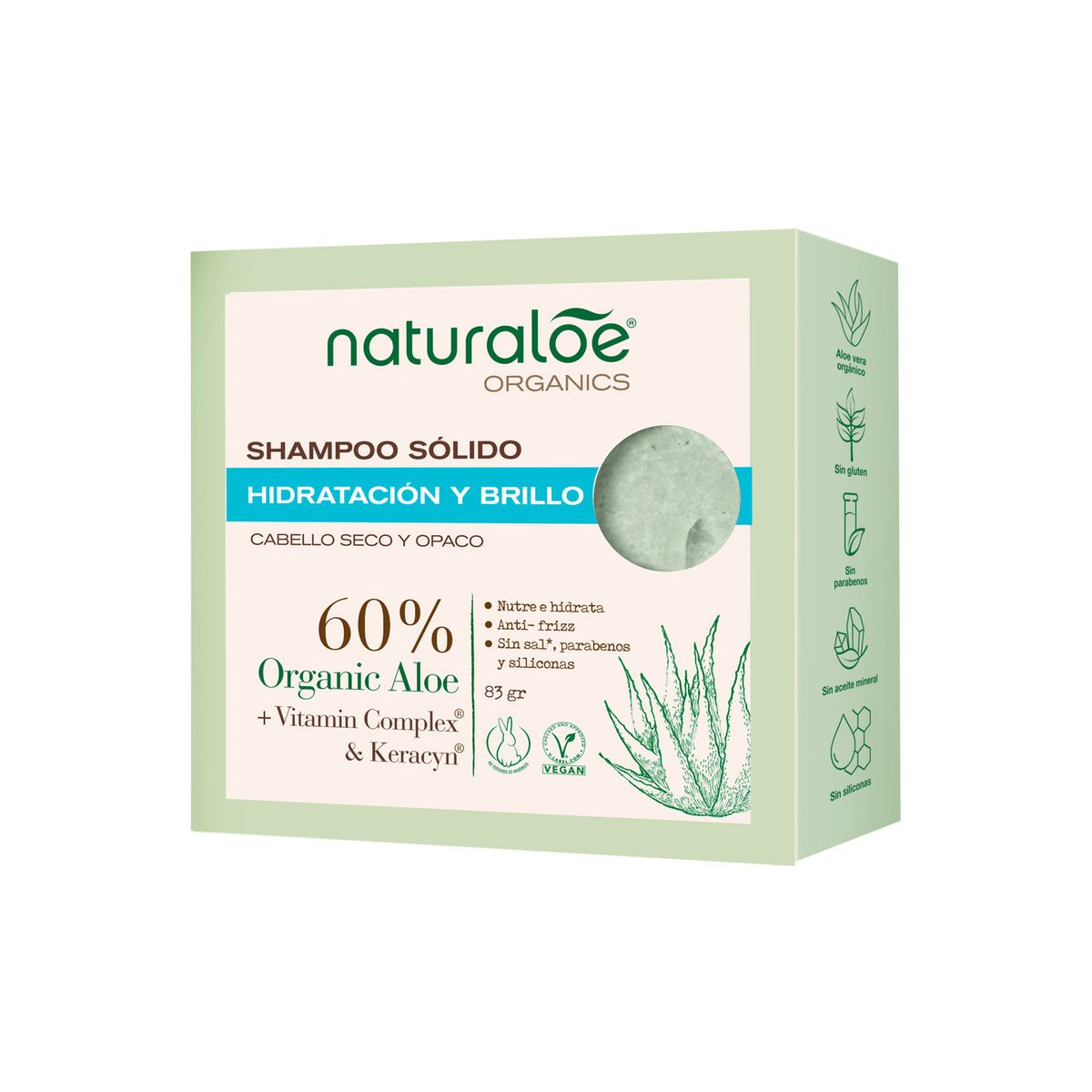NATURALOE - SHAM SOLIDO HID Y BRILLO NATURALOE 0.083
