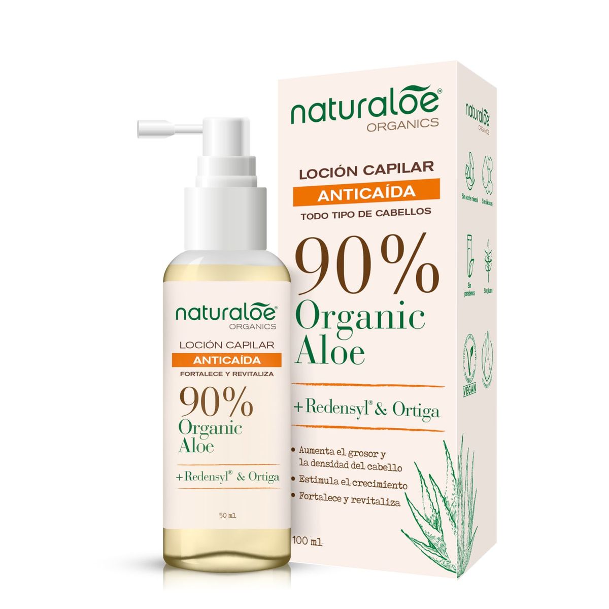 NATURALOE - Loción Capilar Anticaída Naturaloe 100 ml