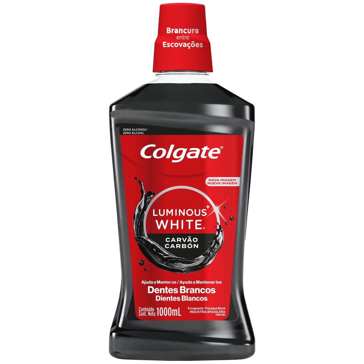 COLGATE - Enjuague Bucal Colgate Luminous White  Charcoal 1 Lt