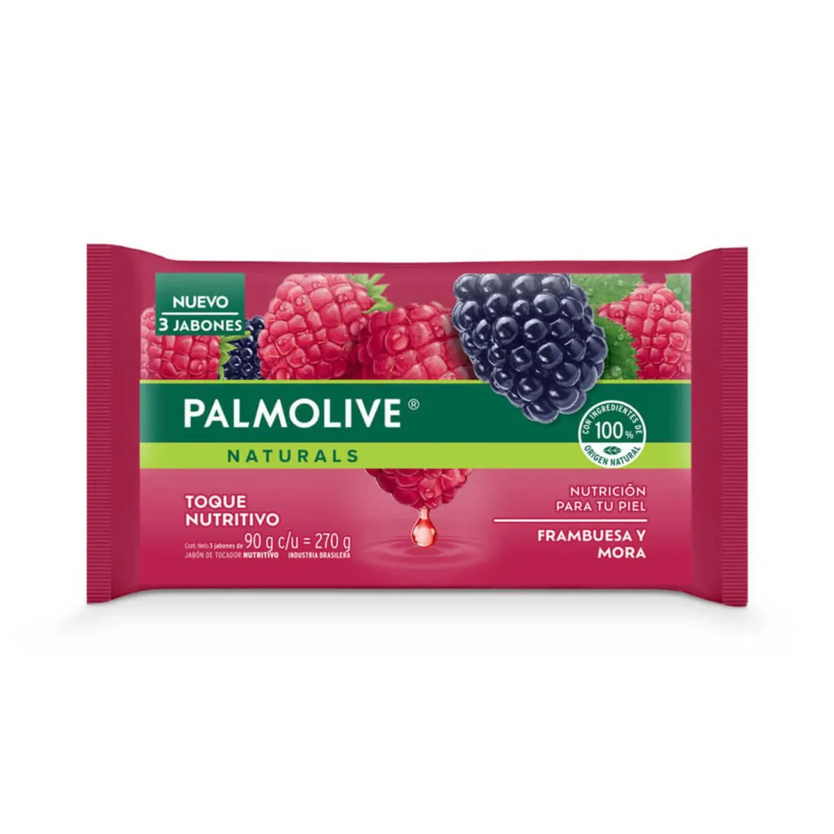 PALMOLIVE - Jabón en Barra Frambuesa y Mora Palmolive 3 Un