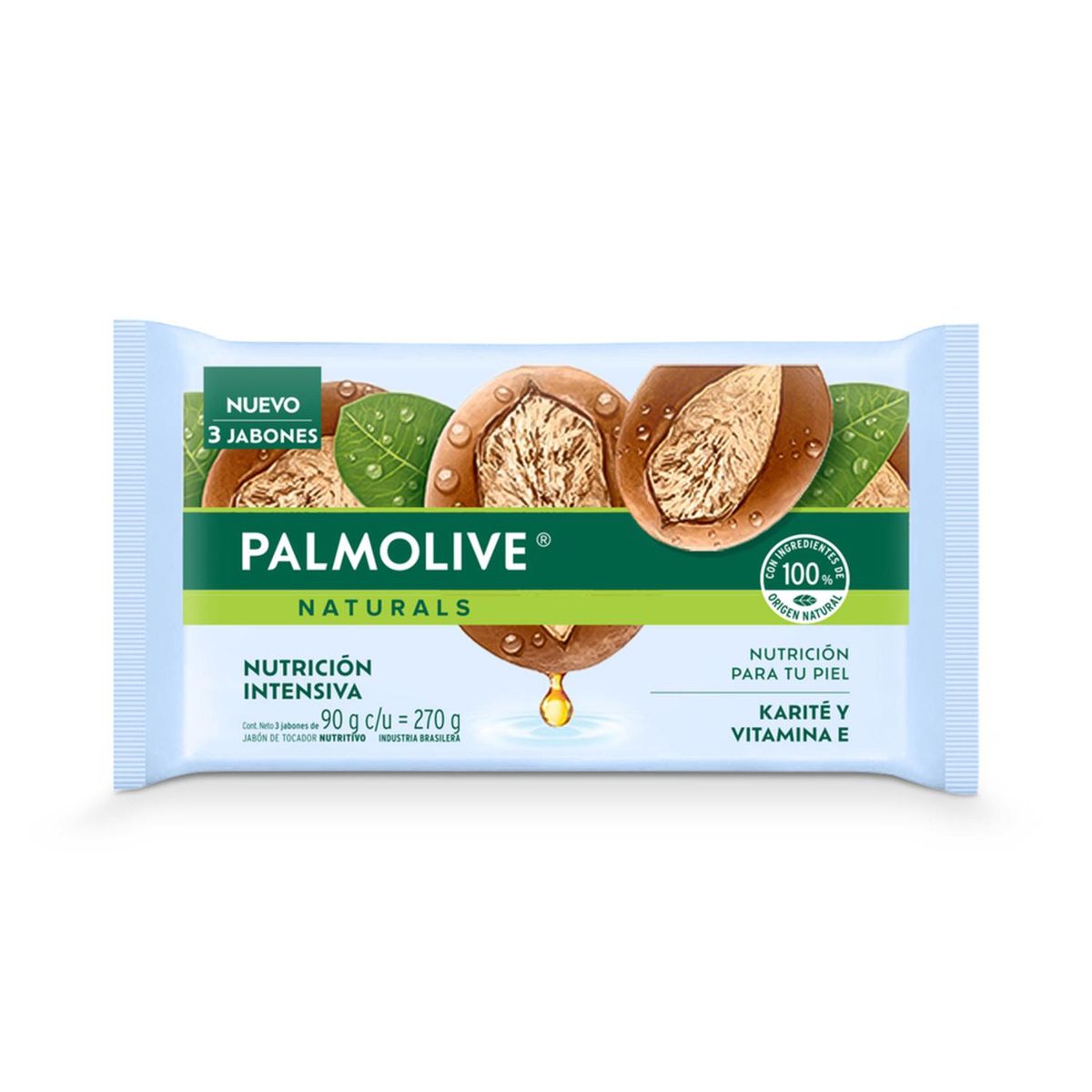 PALMOLIVE - Jabón en Barra Karite y Vitamina E Palmolive 3 Un