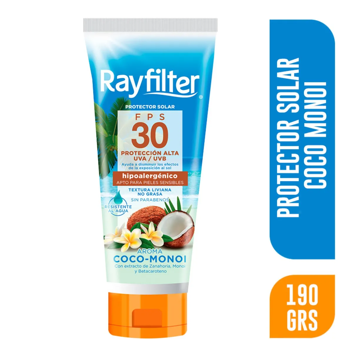 RAYFILTER - Protector Solar Coco Monoi FPS 30 Rayfilter 190 g