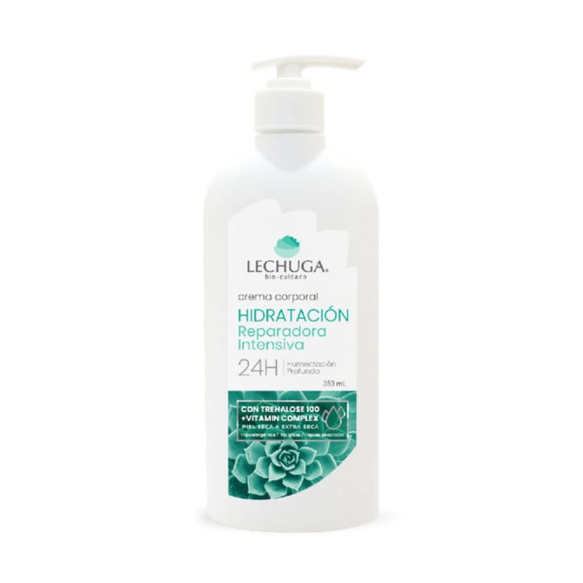 LECHUGA - Crema Corporal Hidratación Intensiva Lechuga 350 ml