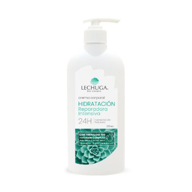 LECHUGA - Crema Corporal Hidratación Intensiva Lechuga 350 ml