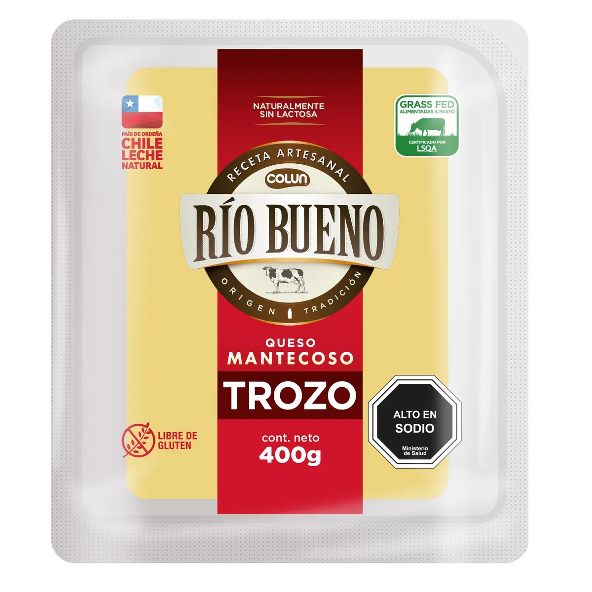 RIO BUENO - Queso Mantecoso Trozo Rio Bueno 400 g