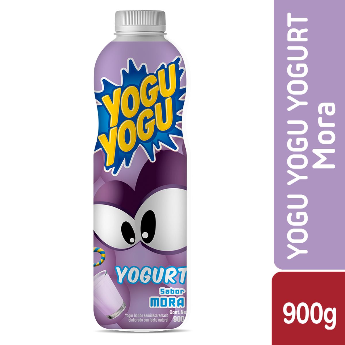YOGU YOGU - Yoghurt Batido Yogu Yogu Sabor Mora Botella 900 ml