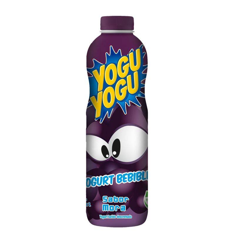 YOGU YOGU - Yoghurt Batido Yogu Yogu Sabor Mora Botella 900 ml