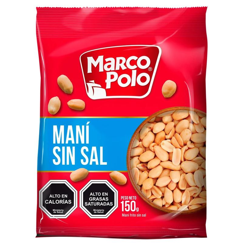 MARCO POLO - Maní sin Sal Marco Polo 150 g