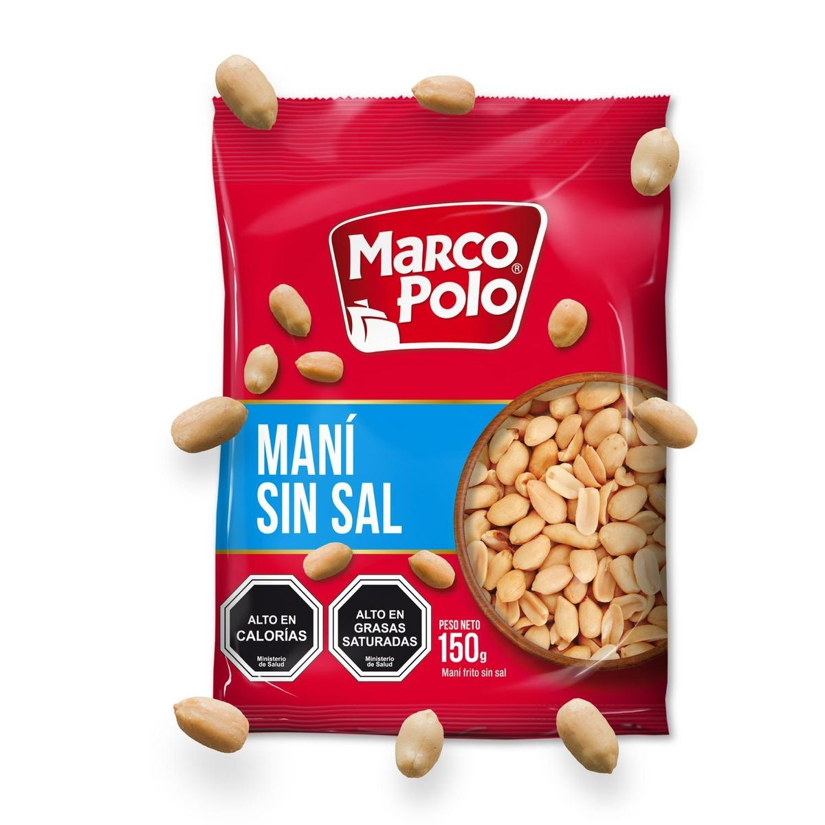 MARCO POLO - Maní sin Sal Marco Polo 150 g