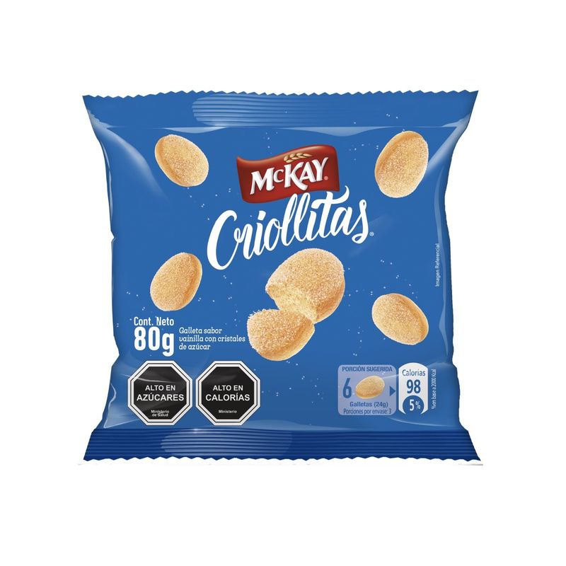 MCKAY - GALLETA CRIOLLITA MCKAY 80 GR