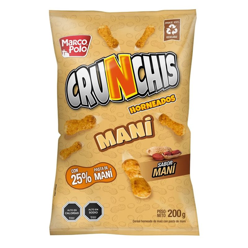 MARCO POLO - Snack Crunchis Maní Marco Polo 200 g
