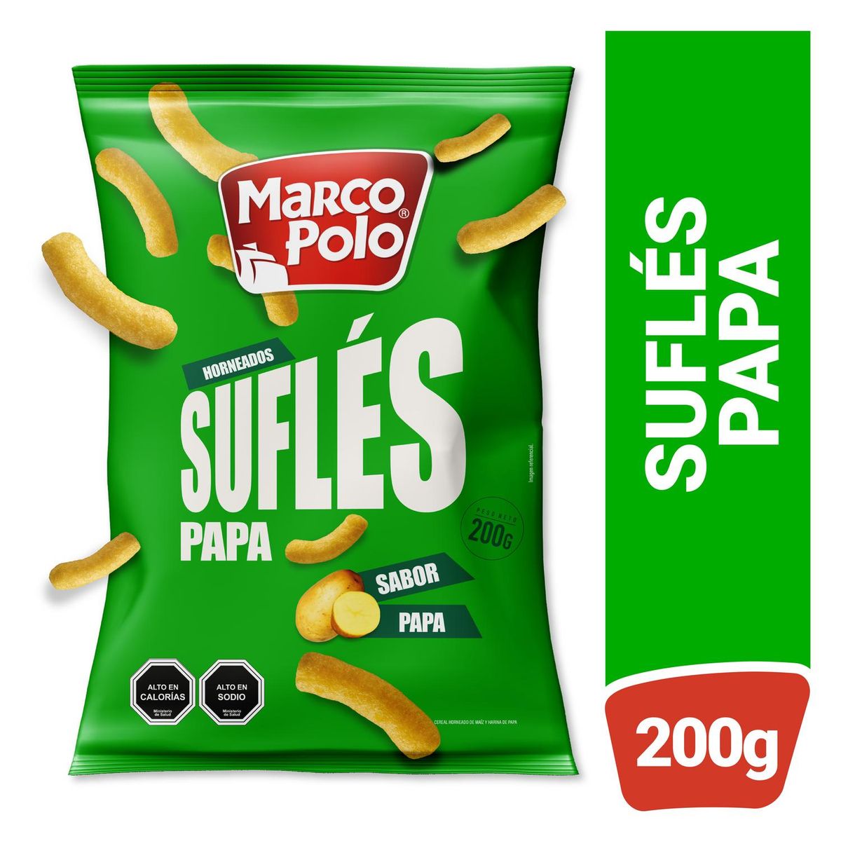 MARCO POLO - Snack Crunchis Suflés Papa Marco Polo 200 g