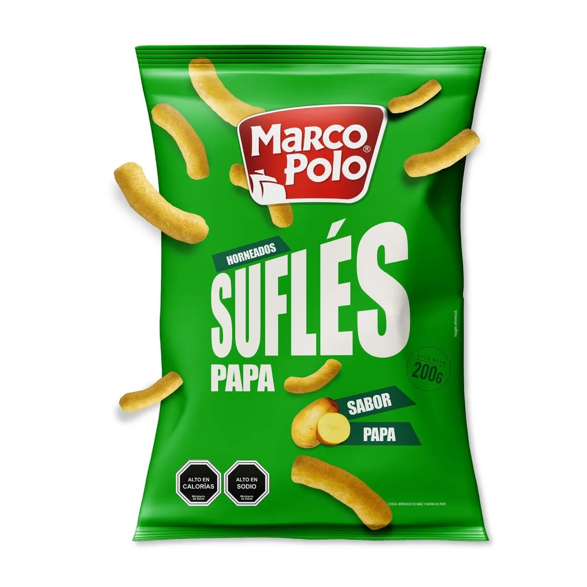 MARCO POLO - Snack Crunchis Suflés Papa Marco Polo 200 g