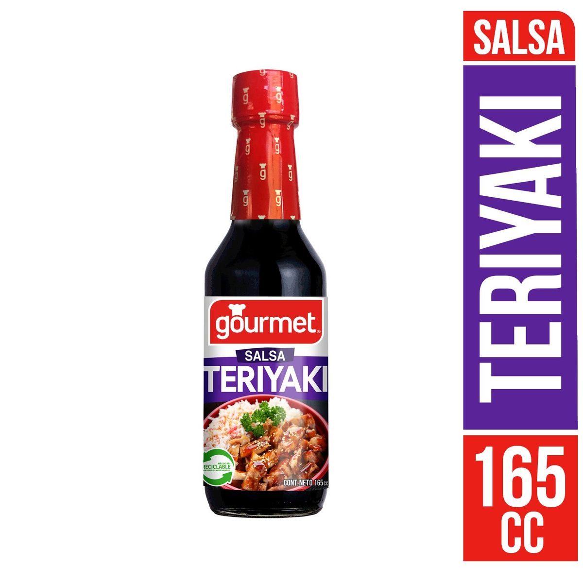 GOURMET - Salsa Teriyaki Líquida Gourmet 165 ml