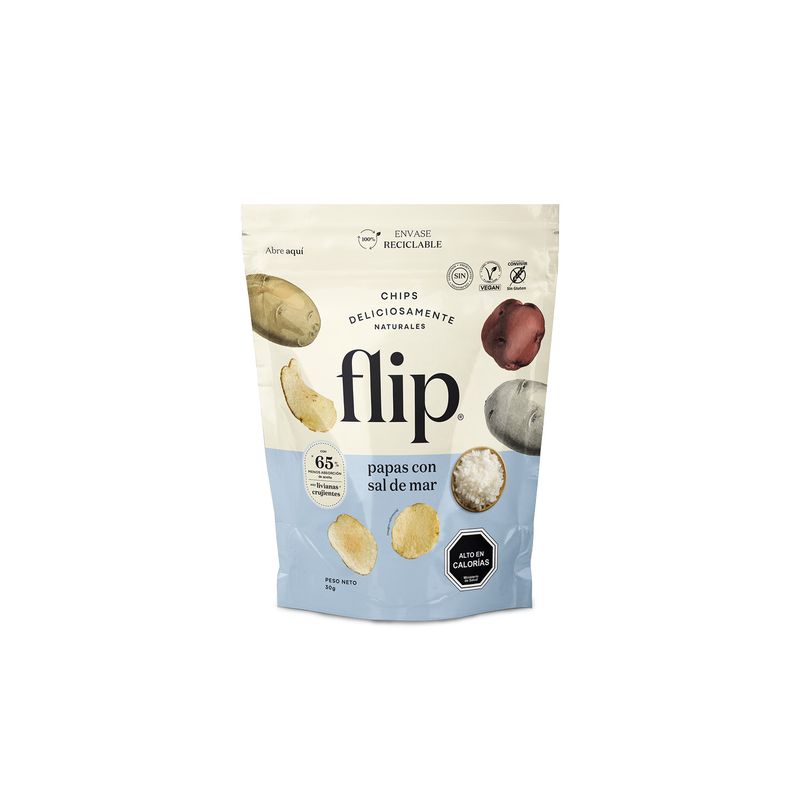 FLIP - Chips Papa Flip Sal de Mar 30 g