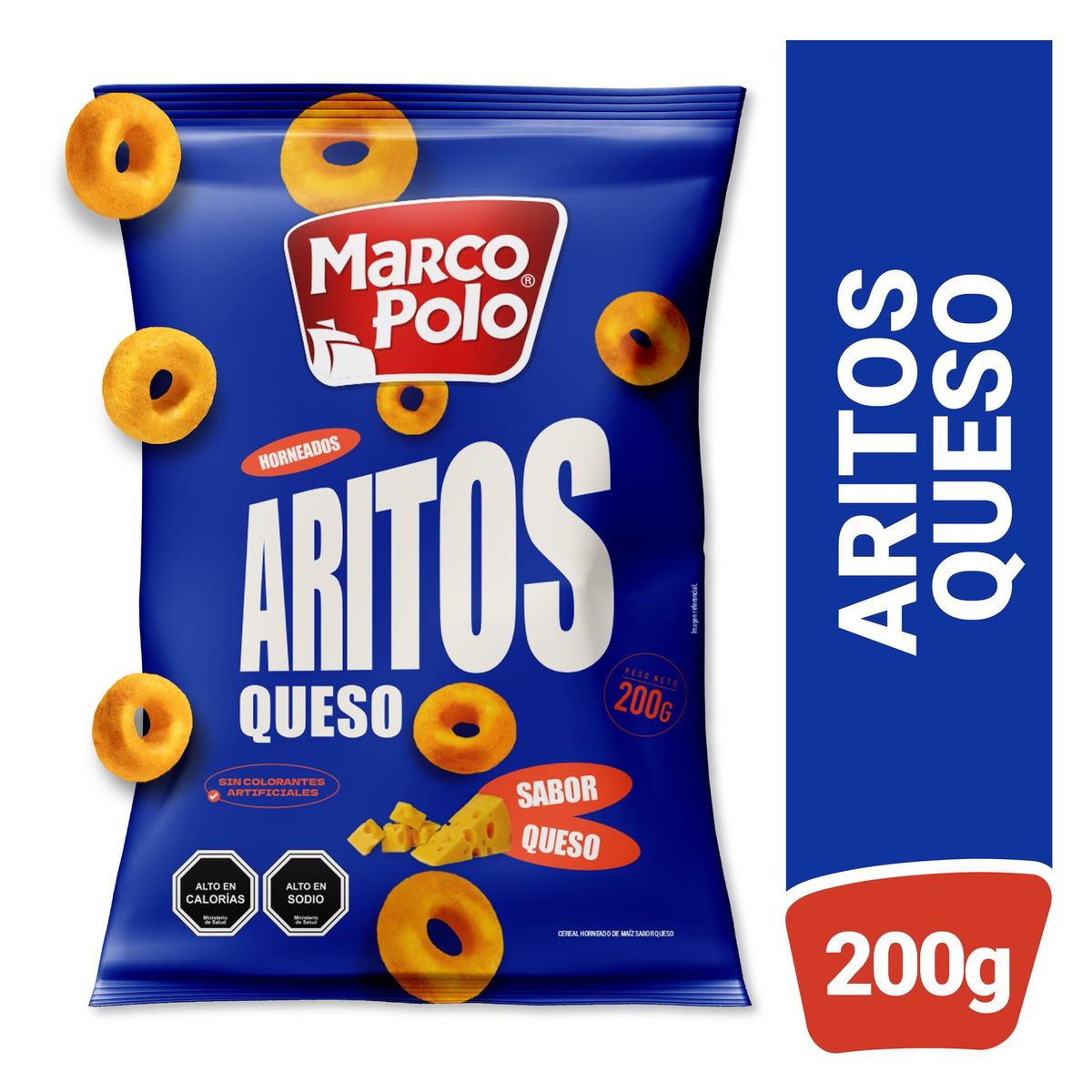 MARCO POLO - Snack Crunchis Tubos Marco Polo 200 g