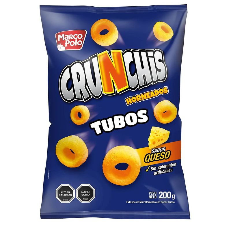 MARCO POLO - Snack Crunchis Tubos Marco Polo 200 g