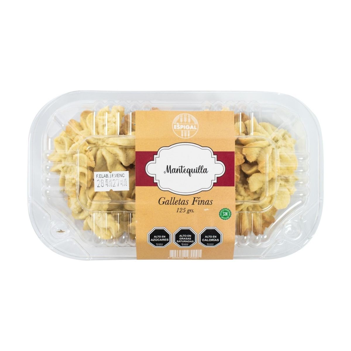 EL ESPIGAL - Galletas Mantequilla El Espigal 125 g