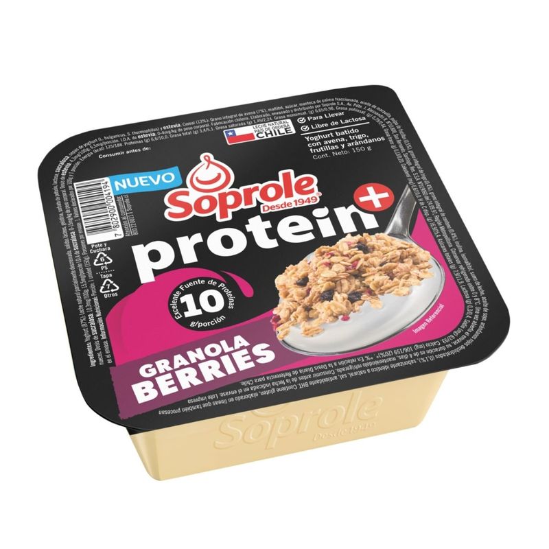 SOPROLE - Yoghurt Protein Granola Berries Soprole 150 g