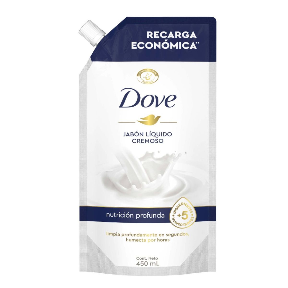 DOVE - Jabón Líquido Dove Nutrición Profunda 450 ml