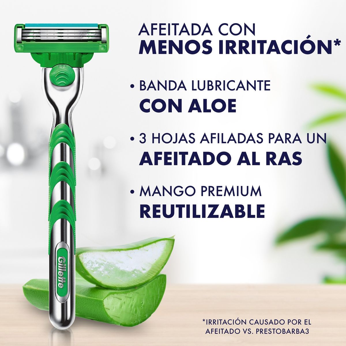 GILLETTE - Repuesto Gillette Mach3 Sensitive 6 un