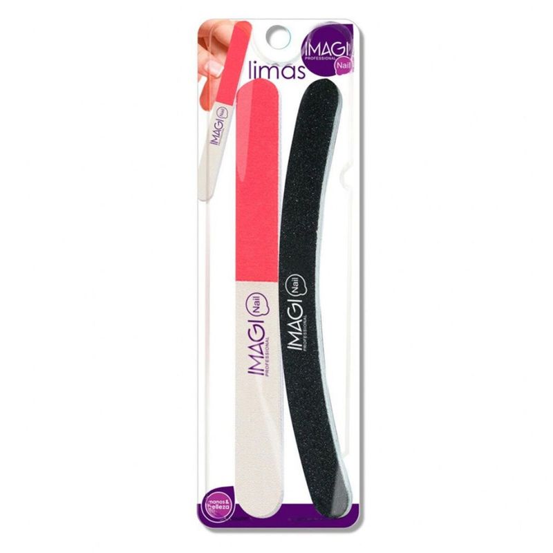IMAGINAIL - Set Limas para Uñas Media Luna y Banana Imaginail