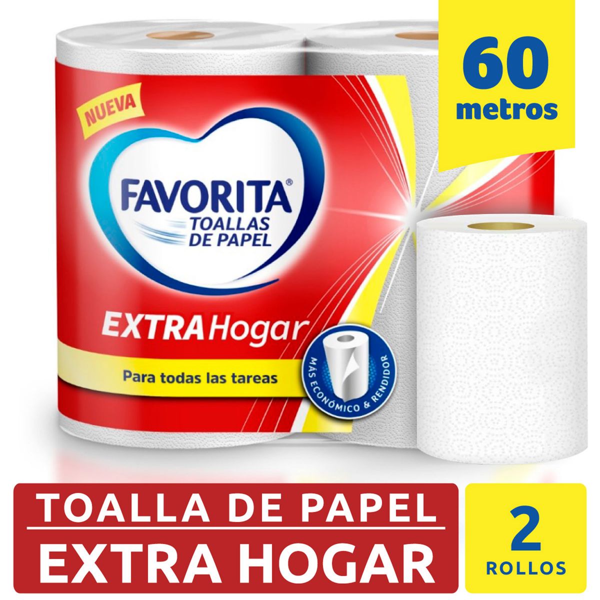 FAVORITA - Toalla de Papel Favorita Extra 2 un