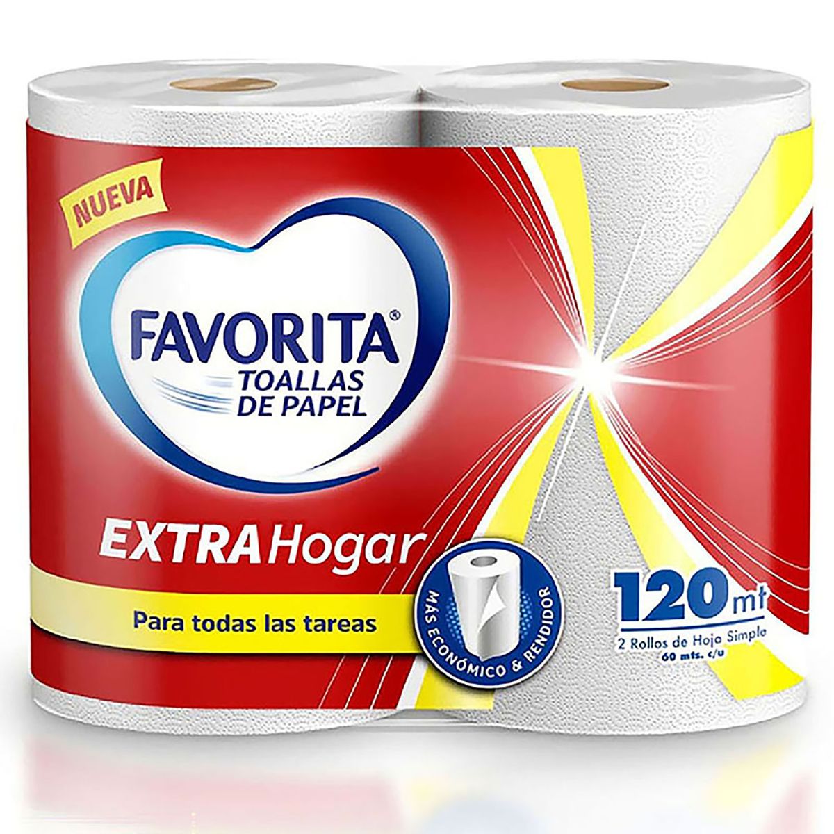 FAVORITA - Toalla de Papel Favorita Extra 2 un