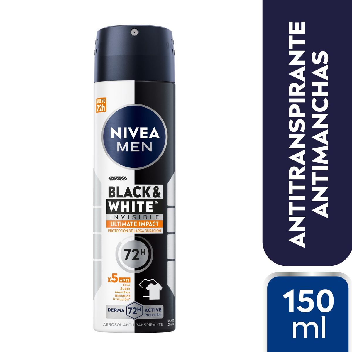 NIVEA - Desodorante en Spray Nivea Hombre Black & White 150 ml