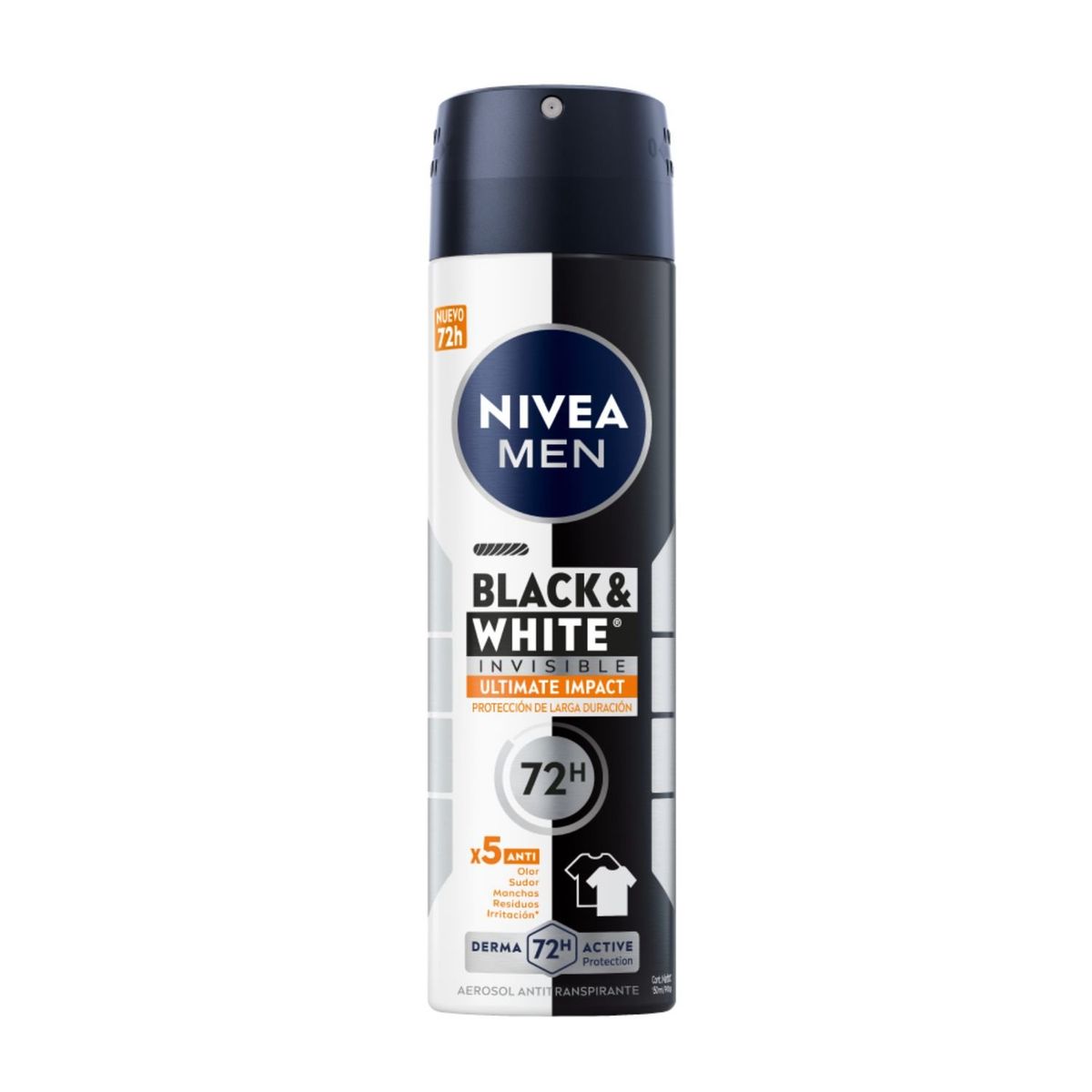 NIVEA - Desodorante en Spray Nivea Hombre Black & White 150 ml