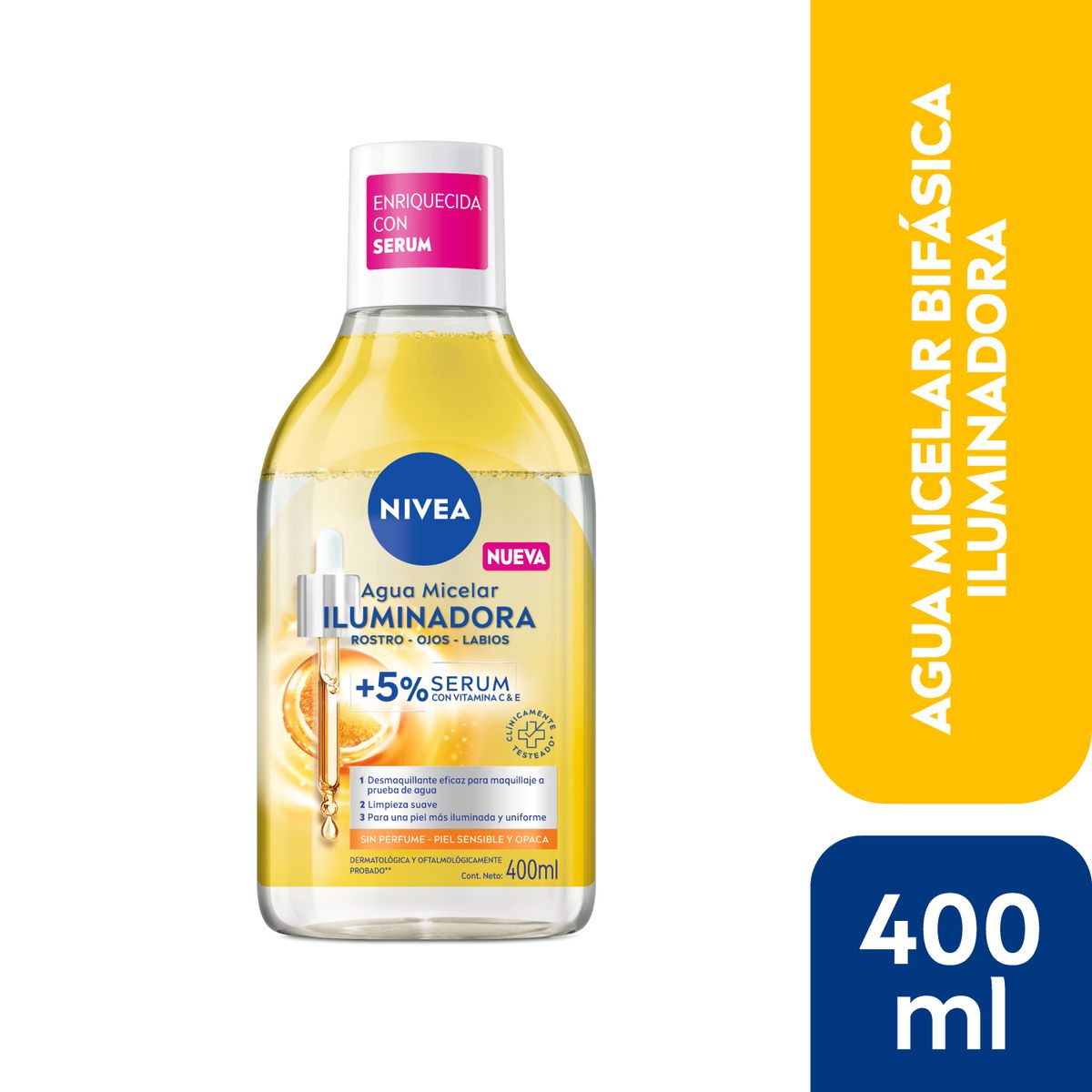 NIVEA - Agua Micelar Nivea Iluminadora 400 ml