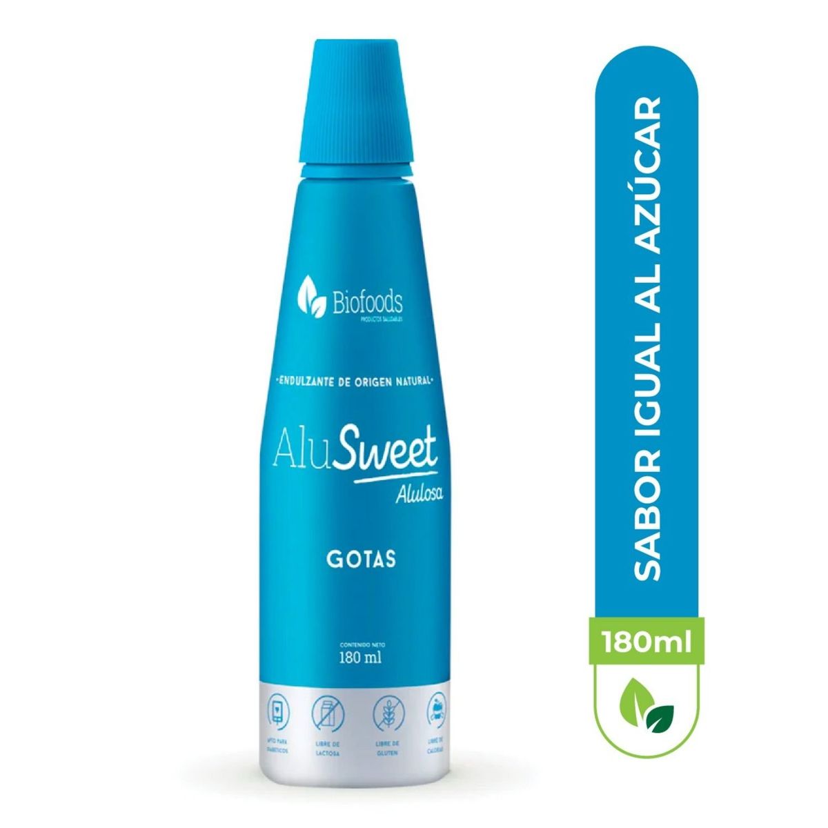 ALUSWEET - Endulzante Líquido Alulosa Alusweet 180 ml