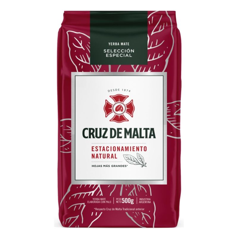 CRUZ DE MALTA - YERBA MATE SELECCION CDM 500 GR CAJA