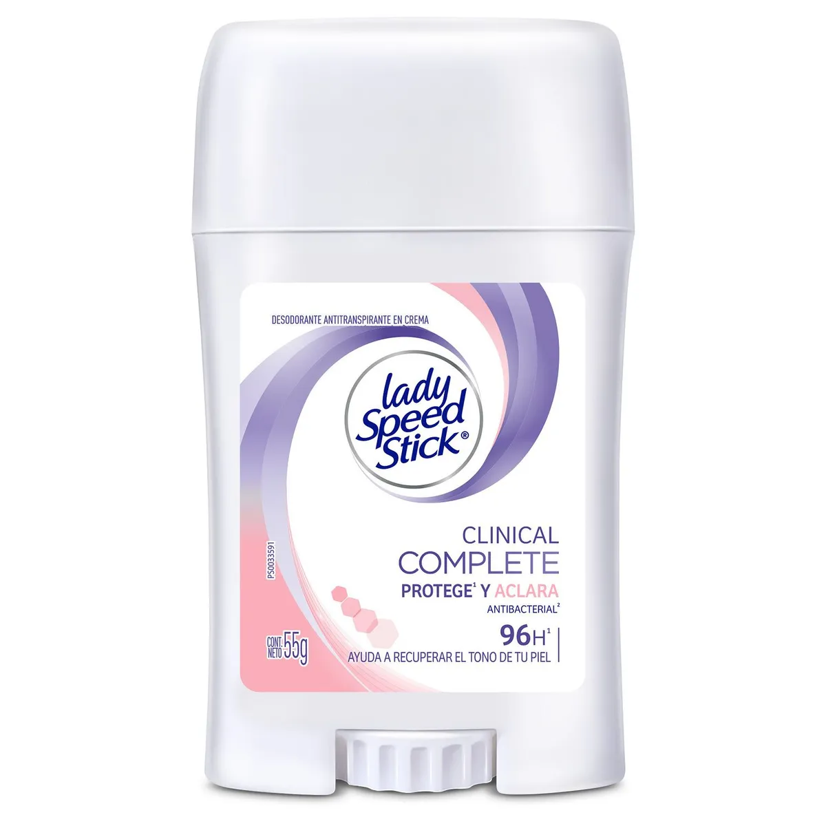 LADY SPEED STICK - Desodorante en Crema Lady Speed Stick Clinical Protege y Aclara Mujer 55 g